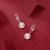 Import 925 Sterling Silver Rice Tear Drop Round Shape White Natural Genuine Fresh Water Real Freshwater Pearl Earrings from China