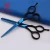 9cr Titanium Coated 5.5&#39;&#39; 6 Inch Blue Color Barber Hair Cutting Thinning Scissors Set