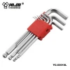 9pcs long ball point CR-V hex key wrench tool of auto repair used for workshop