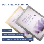 A3 A4 A5 A6 sign holder wall mounted waterproof Photo Frame display PVC wall frames
