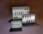 A4 A5 A6 Acrylic Cinema Advertising LED Light Box Sign Cinematic Light Box With DIY Letter