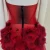 Import A4117 Prom Dresses Red Mesh Flowers Decoration Ladies Fashion Evening Dress Long from China