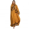 Abaya muslim dresses duba Loose Middle Eastern Arab Robe Female Muslim Dubai Robe