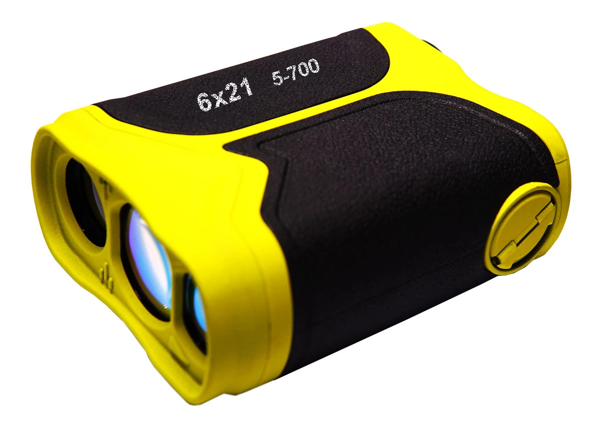 ABS + Rubber + Glass Good measurement range and accuracy golf range finder