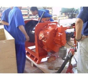 ABS/CCS certified 10 ton air driven winches for marine ships