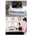 Import acrylic monitor stand riser for home office internet caf plexiglass pc desk stand from China