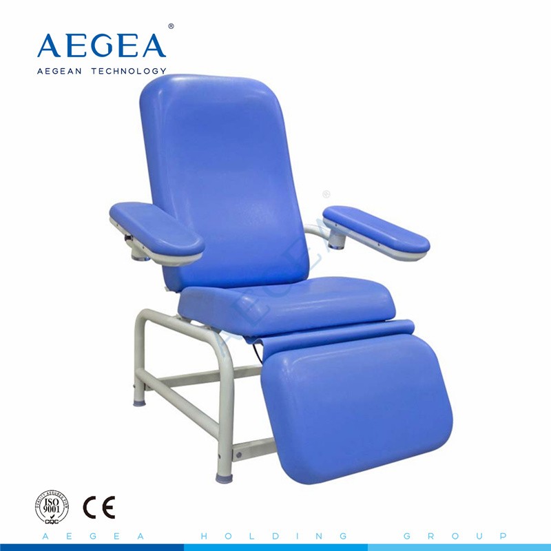 AG-XS105 Manual adjustable medication blood transfusion reclining hospital chairs