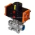 Import Air-operated actuator Pneumatic ball valve from China