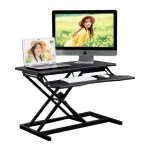 Air spring lift Modern Simple Design Computer Desk Table MDF Multi-Position Adjustable Laptop Computer Desk Converter