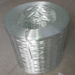 Alkali-free E-glass roving fiberglass yarn manufacture
