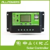 ALLPOWERS 20A Charge Controller Solar Charger Regulator Intelligent USB Port Display 12V-24V