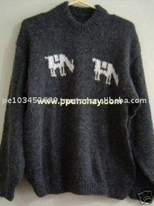 Alpaca Sweater Handmade &quot;S&quot; Peru Crew Neck for Men