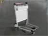 Aluminium airport baggage trolley cart with hand brake