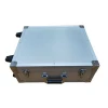 Aluminum Case with Outside Trolley/custom train flight case/tool case with wave foam in the lid