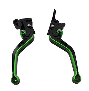 Aluminum Racing Short Billet Adjustable Motorcycle Double Colors Brake Clutch Lever set Pair fit for Motorcycle