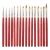 Import Amazon best seller professional red wood handle nail art painting manicure wooden brush pen germany from China
