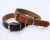 Import Amazon Hot Sale Dog Collar Adjustable Premium Genuine Cowhide Leather Pet Dog Cat Collar with Metal Buckle from China