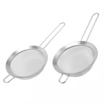 Amazon Hot Sell Stainless Steel Fine Mesh Colander with Handle for Kitchen