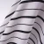 Amazon supplier vogue stocklot screen printed black and white viscose stripe shirt fabric plain woven