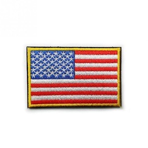American Flag Embroidery Patch Embroidered Badge Patches Military Tactical Clothing Badges US Flag The Stars And Strips Armband