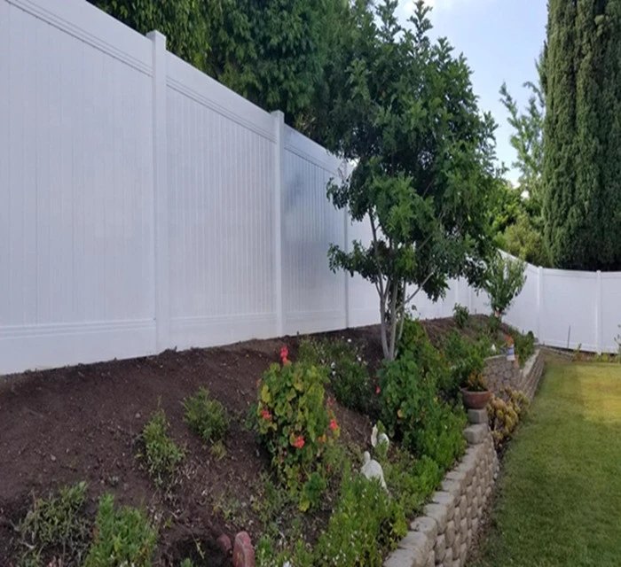 American style high quality white color cheap privacy pvc plastic vinyl fence