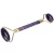 Import Amethyst Quartz facial massager rose jade roller slimming dowm your face beauty care from China