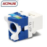 AMP keystone jack krone  rj45  8p8c female jack non shielded  toolless UTP CAT6 modular jack