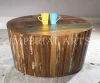 ANTIQUE RECYCLE WOOD ROUND COFFEE TABLE, FOR HOME FURNTIURE