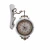 Import Antique Wooden Double Sided Wall Hanging Outdoor Clock london train station clock from China