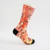 Apparel custom make design your own private label 3d print socks