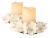 Import Aritificial White Magnolia Flower Rattan Christmas Wreath Rings decorative from China