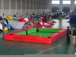 Attractive Inflatable pool table soccer ball inflatable billiard table games for child or adult