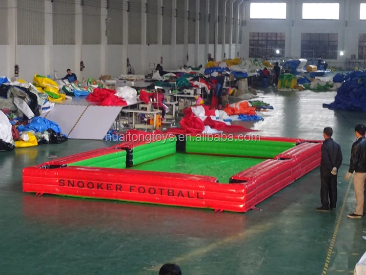 Attractive Inflatable pool table soccer ball inflatable billiard table games for child or adult