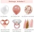 Import bachelorette party decorations pink Gold Foil Balloon tissue  paper Tassel set for party decoration wedding supplies from China
