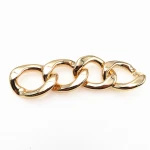 Bag Chain Custom High Quality Bag Accessories Part  Handbag Chain Light Gold Metal Handbag Shoulder Chain For Handbag