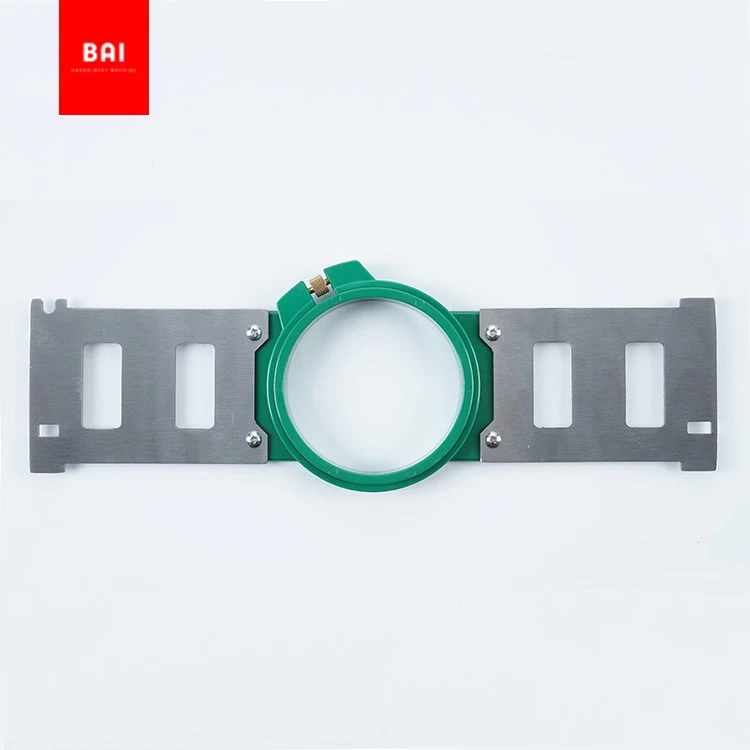 BAI apparel embroidery machine parts 295*295 mm plastic large embroidery hoops frames necklace