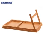 Bamboo kitchen tableware folding food serving platter tray