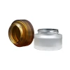 Bamboo top cosmetic jar plastic jar with wooden top 10g-380g cosmetic jars with bamboo lid bamboo lotion bottles