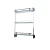 Import bathroom glass shelf with towel bar from China