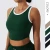 Import Bbx6562 Women Comfortable Patchwork Color Collision Yoga Bra High Impact Gym Tank Top Shockproof Gathered Crop Top Padded Workout Bra from China