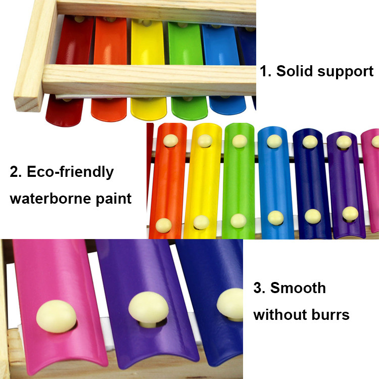 Buy Bdj Educational Toys Musical Instruments Knock Piano Rainbow ...