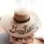 Import Beach fashion sun protection Sombrero straw hat women sequin beach hats from China