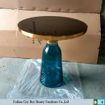 bell table coffee table modern round in stock