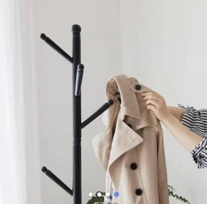 Best Distributor Vietnam For High Quality Wooden Coat Hangers Stand Clothes Rack Wood