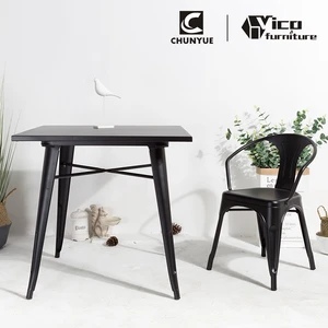 best price industrial style dining room restaurant dining metal table