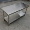 Best Selling Customized Double Layer Work Steel Table
