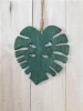 Best selling Laser cut engraving wooden Green leaf for wall  decoration
