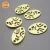 Import Best selling two holes small oval shape customized metal clothing label cheap China from China