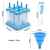 Import BHD BPA Free Stackable Dishwasher Safe Popsicle Molds Set of 6 Piece Ice Pop Molds Maker Reusable Ice Cream Mold from China