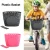 Import Bicycle Basket Children Bike Tricycle Scooter Supplies Handlebar Carrier Bicycle Storage Box Cycling Front Shopping Accessories from China